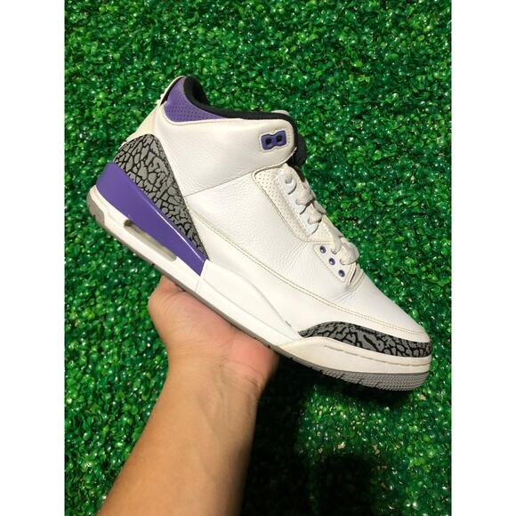 Air Jordan Retro 3 Dark Iris Size 12 with Box CT8532-105 - Picture 5 of 11